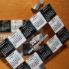 calendario tascabile in pvc trasparente